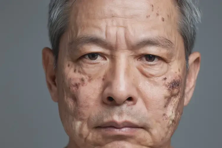 男性脸上偶尔起湿疹不管它会自己自愈吗(图2)