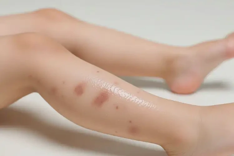 小孩小腿上偶爾起濕疹能徹底自愈嗎(圖1)