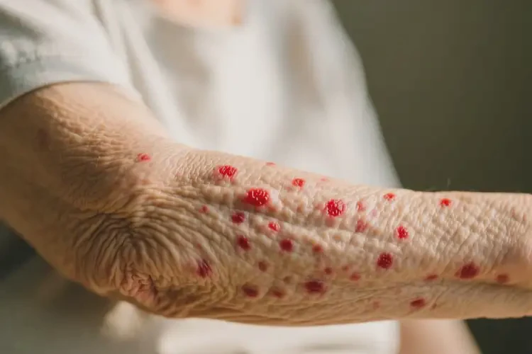 高齡老人手臂出濕疹可以徹底自愈嗎(圖4)