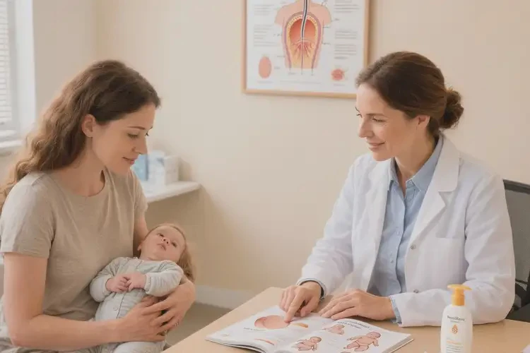 嬰兒肚子上有濕疹能徹底自愈嗎(圖3)