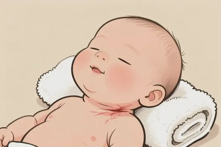 小兒脖子經(jīng)常起濕疹能夠徹底治愈嗎(圖1)