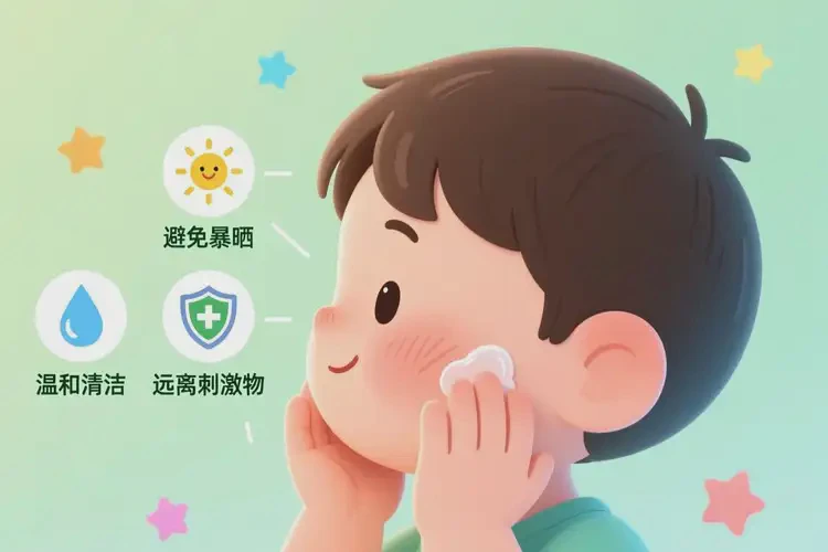 兒童面部出現(xiàn)濕疹能夠徹底治愈嗎(圖2)