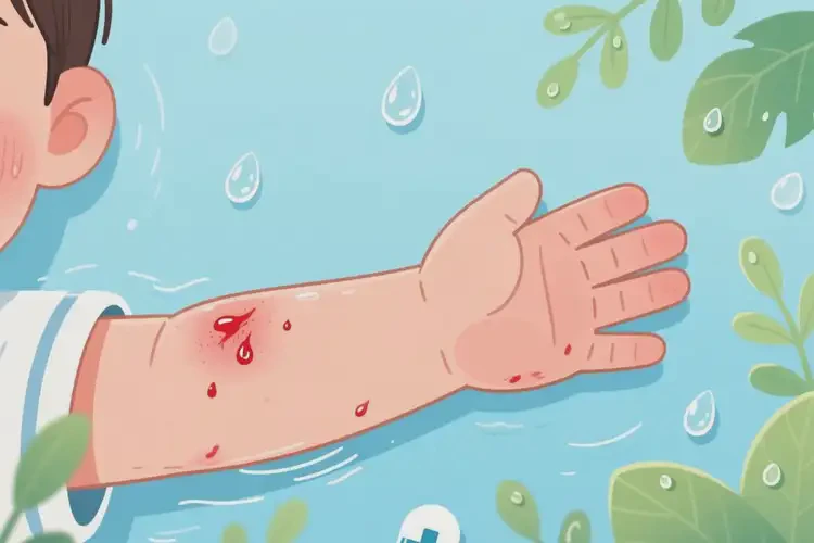 小兒手臂上容易長濕疹能徹底自愈嗎(圖3)