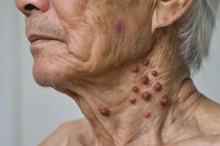 高齡老人脖子上偶爾起濕疹能夠徹底治愈嗎(圖4)