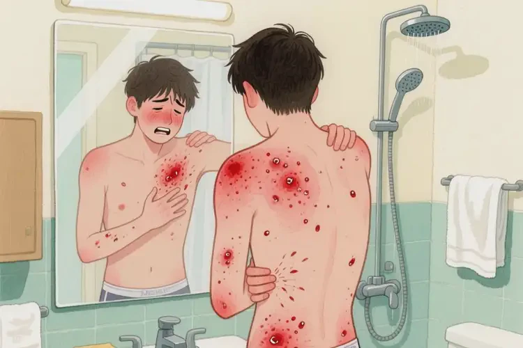 大學(xué)生全身起濕疹不管它會自己好嗎(圖3)