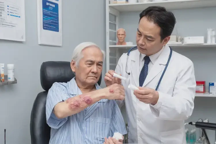 老年人全身有濕疹不管它會(huì)自己好嗎(圖3)