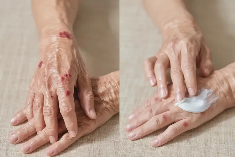 高齡老人手上有濕疹不管它會自己自愈嗎(圖2)
