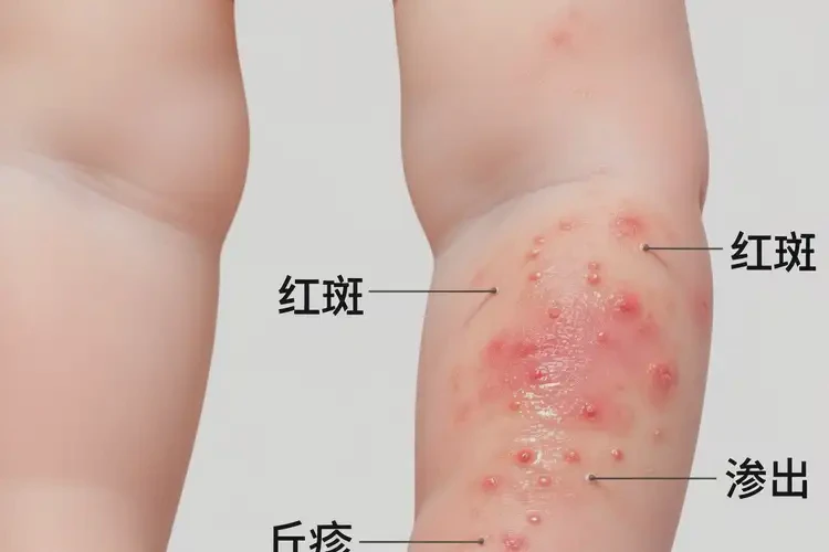 寶寶手臂上長濕疹能夠徹底治愈嗎(圖2)