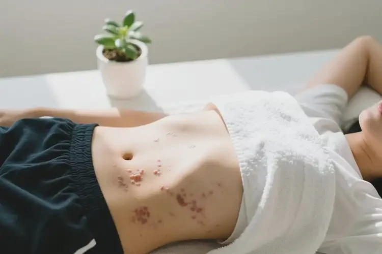 大學(xué)生肚子上出濕疹能夠徹底治愈嗎(圖2)