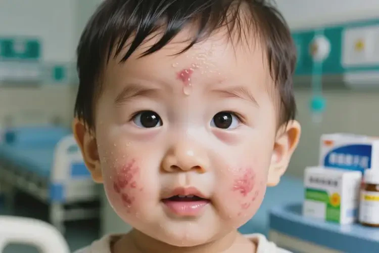 幼儿脸上有湿疹不管它会自己好吗(图4)