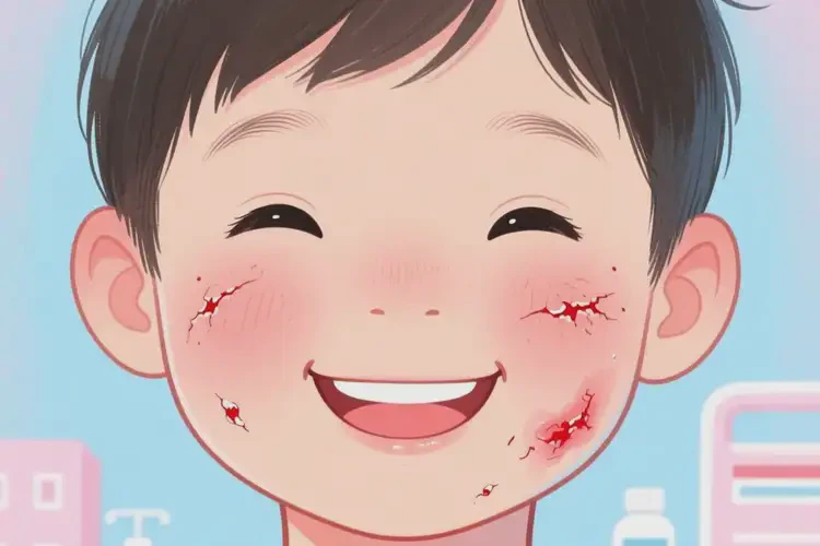 兒童臉上偶爾長濕疹能靠自己自愈嗎(圖2)
