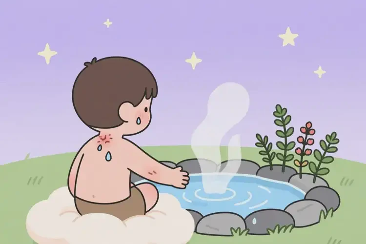 孩子脖子容易起濕疹不管它會自己自愈嗎(圖1)