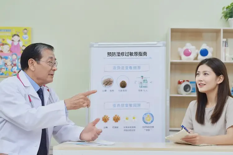 寶寶面部長濕疹可以徹底自愈嗎(圖2)