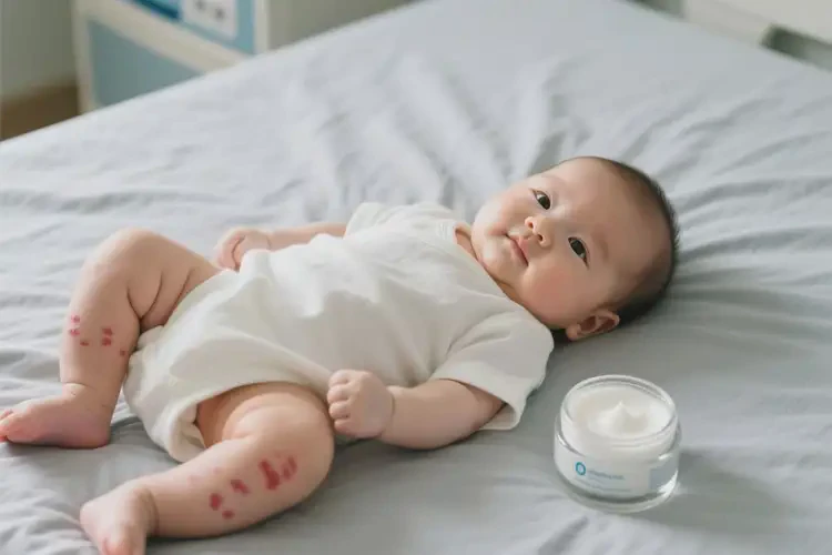 寶寶四肢長(zhǎng)濕疹不管它會(huì)自己自愈嗎(圖2)