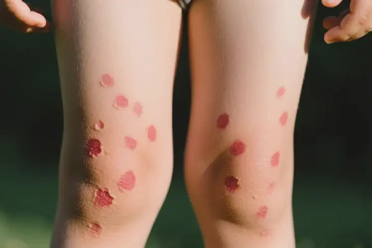 孩子大腿出現(xiàn)濕疹能徹底自愈嗎(圖2)