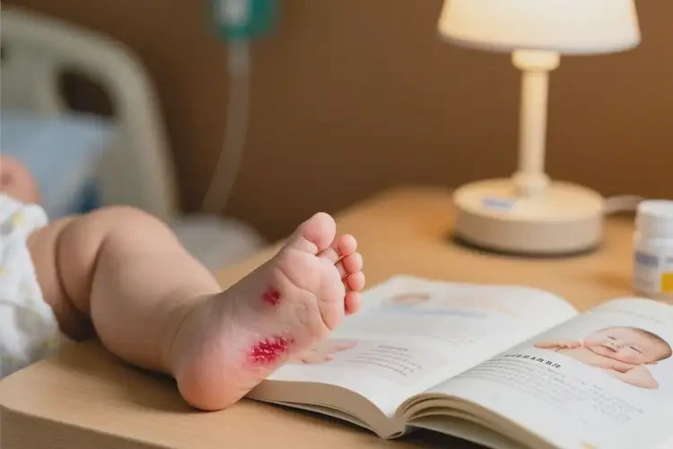 寶寶腳上起濕疹不管它會自己自愈嗎(圖1)