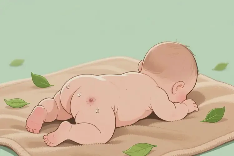 小兒屁股偶爾起濕疹不管它會(huì)自己自愈嗎(圖1)