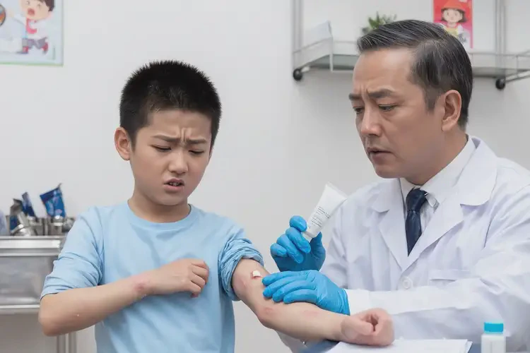 少兒身上起濕疹不管它會自己好嗎(圖3)