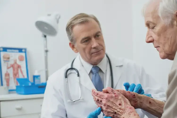 高齡老人手上偶爾起濕疹可以徹底自愈嗎(圖3)