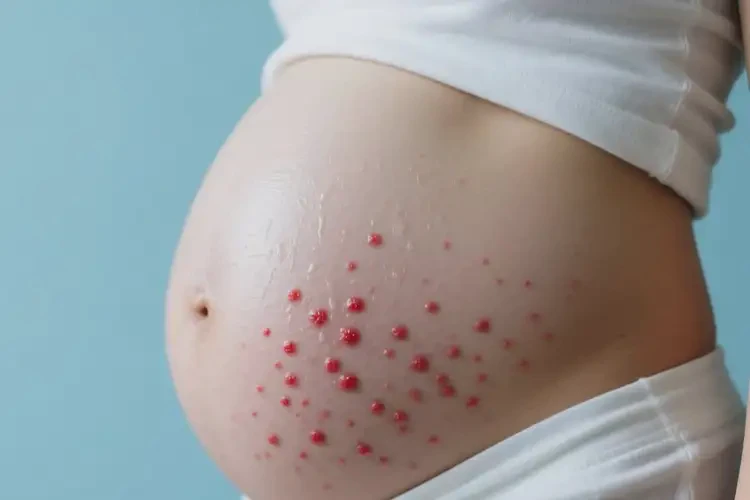 產(chǎn)婦肚子上偶爾長濕疹可以徹底自愈嗎(圖2)