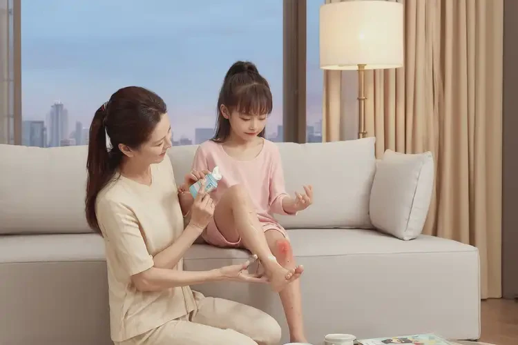 少兒小腿出現(xiàn)濕疹能夠徹底治愈嗎(圖2)