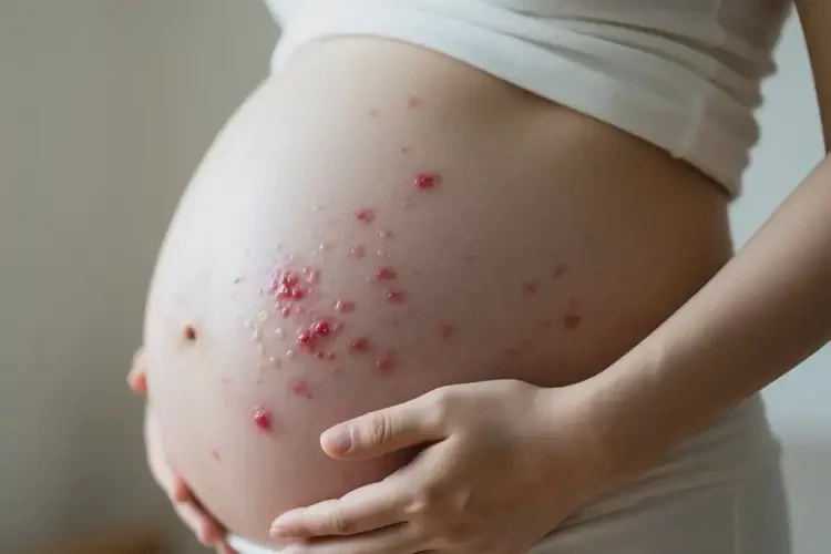 產(chǎn)婦肚子容易起濕疹不管它會自己痊愈嗎(圖1)