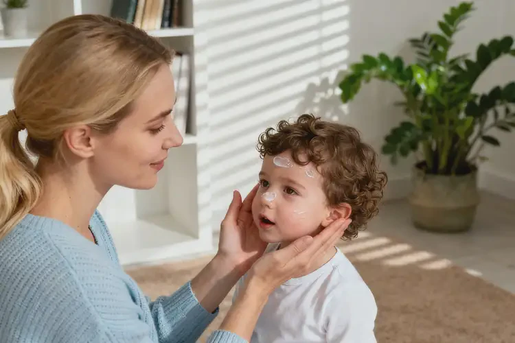 小孩面部出濕疹可以徹底自愈嗎(圖3)