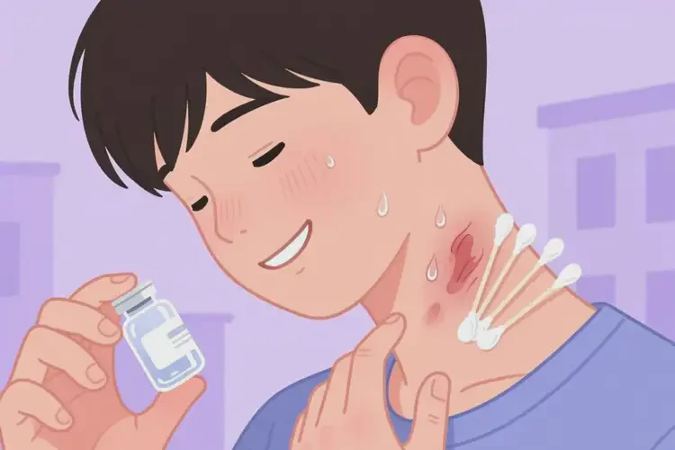 青少年脖子上出湿疹能够彻底治愈吗(图2)