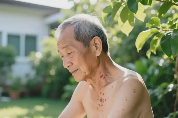 老年人脖子出現(xiàn)濕疹可以徹底自愈嗎(圖4)