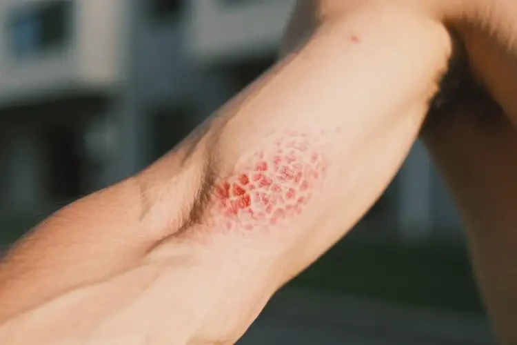 男人手臂上有濕疹可不可以徹底自愈(圖4)