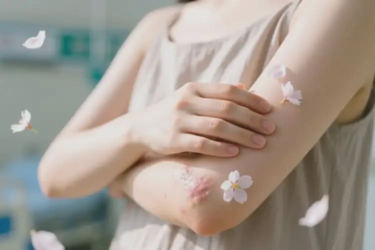 女生手臂上出現濕疹能徹底自愈嗎(圖1)