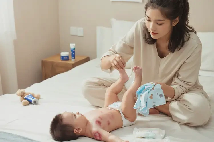 孩子屁股上容易长湿疹不管它会自己自愈吗(图3)