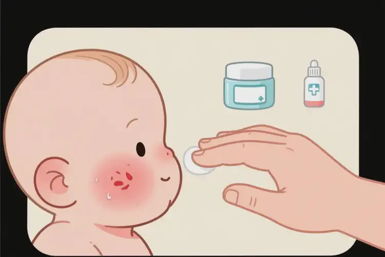 寶寶面部偶爾長濕疹能夠徹底治愈嗎(圖4)
