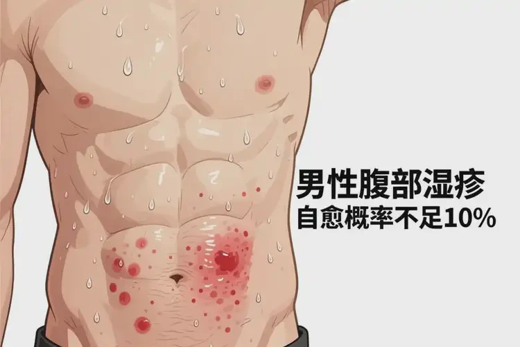 男性肚子容易長濕疹不管它會自己好嗎(圖2)