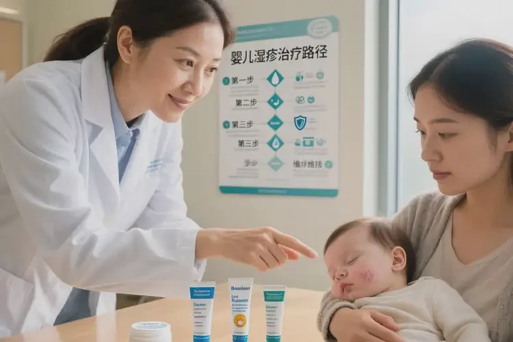 寶寶手臂上長濕疹能夠徹底治愈嗎(圖3)