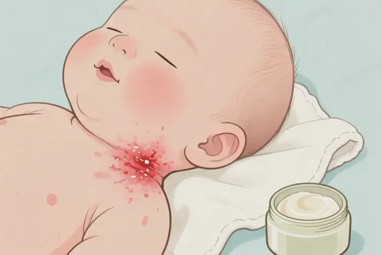 小兒脖子上容易長濕疹能徹底自愈嗎(圖3)