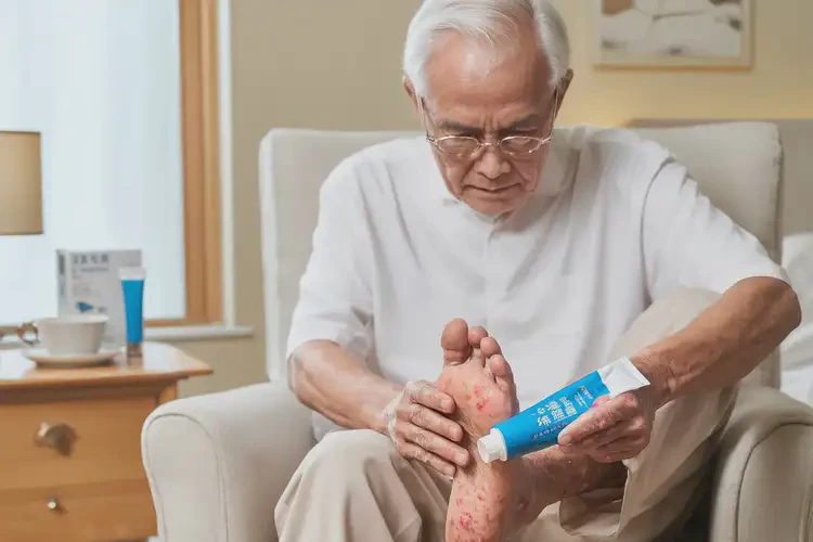 老人腳上容易長(zhǎng)濕疹可以徹底自愈嗎(圖2)