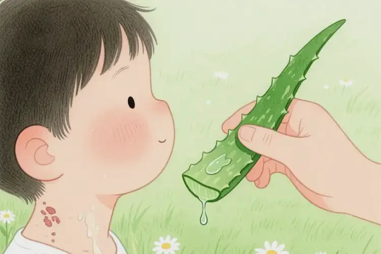 孩子脖子容易起濕疹不管它會自己自愈嗎(圖2)