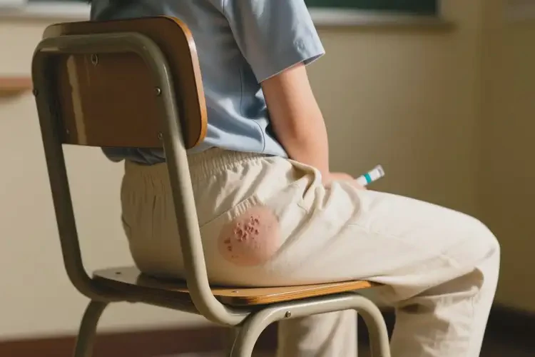 中學(xué)生屁股上偶爾起濕疹能夠徹底治愈嗎(圖3)