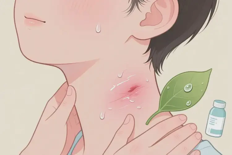 青少年脖子上出湿疹能够彻底治愈吗(图3)