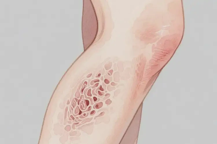 女性小腿上起湿疹不管它会自己好吗(图2)