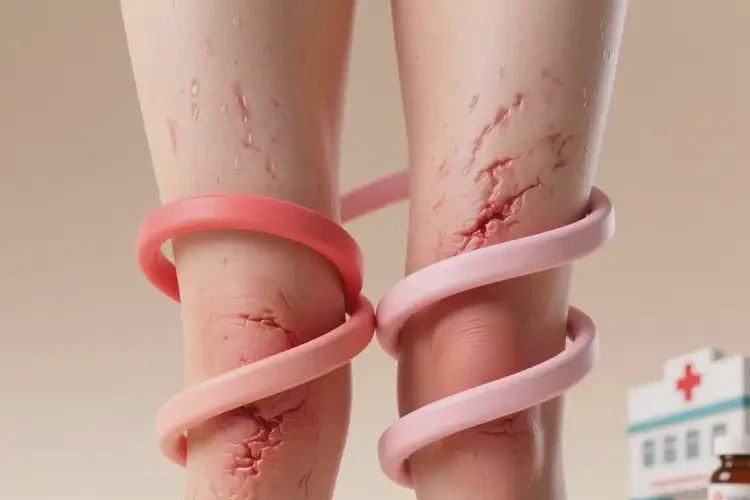 女人大腿起濕疹可不可以徹底自愈(圖3)