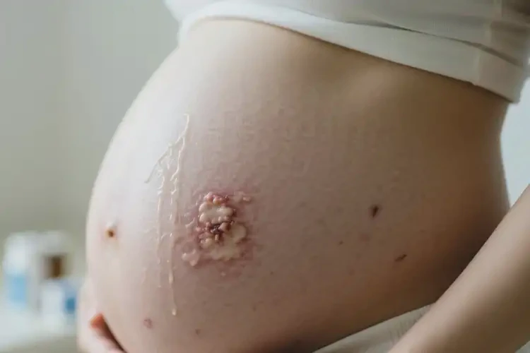 產(chǎn)婦肚子容易起濕疹不管它會自己痊愈嗎(圖2)
