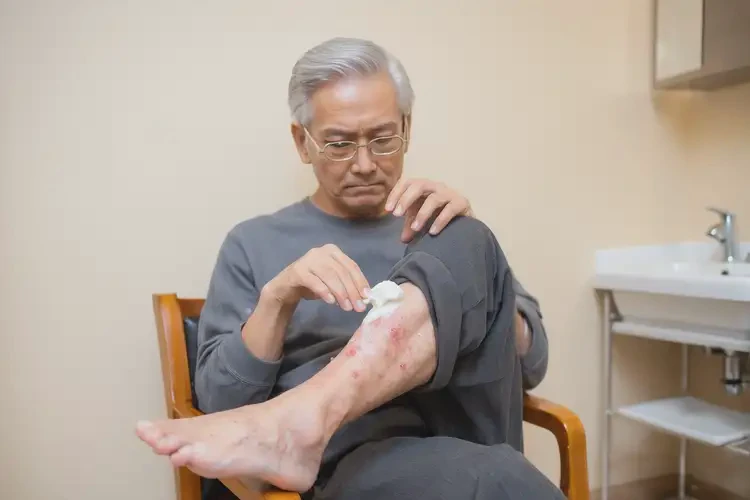 老年人小腿上偶爾起濕疹能靠自己自愈嗎(圖3)