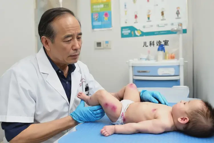 嬰幼兒屁股容易起濕疹不管它會自己痊愈嗎(圖1)