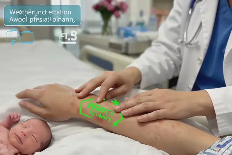 產(chǎn)婦手臂上出濕疹可不可以徹底自愈(圖1)