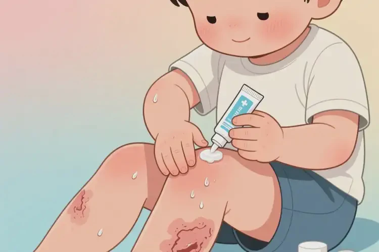 小孩四肢容易起濕疹能夠徹底治愈嗎(圖1)
