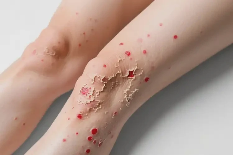 女性大腿容易長濕疹不管它會(huì)自己痊愈嗎(圖3)