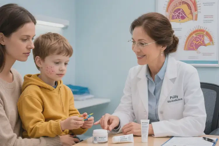 小孩臉上出濕疹不管它會(huì)自己自愈嗎(圖3)