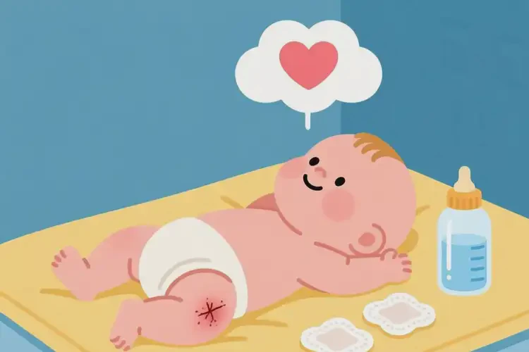 幼兒肛周長(zhǎng)濕疹不管它會(huì)自己自愈嗎(圖1)